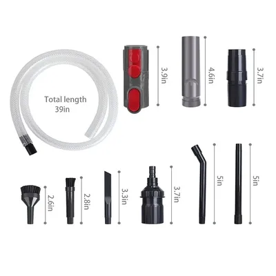【Preisabfall】Für Dyson V7 V8 V10 V11 Staubsauger Ersatz Flachsaugrohr Adapter Kopf Fugendüse Auto Fahrzeug Reinigung Image