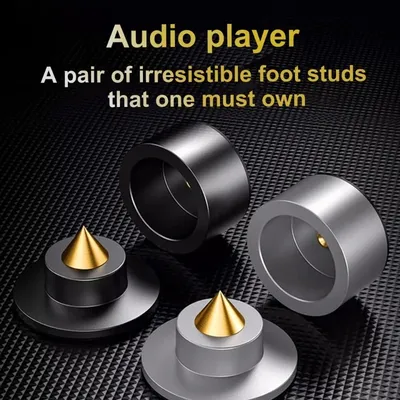 Lautsprecher Ständer Füße Fuß Pad Lautsprecher Box Spikes Kegel Boden Fuß Nagel Lautsprecher Verstärker Einstellbare Plattenspieler Isolation Füße Image