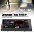 Monitor temperatura computer da 3,5 pollici Doppia porta USB Mini display IPS Monitor dati CPU con editor a tema visivo per GPU RAM HDD