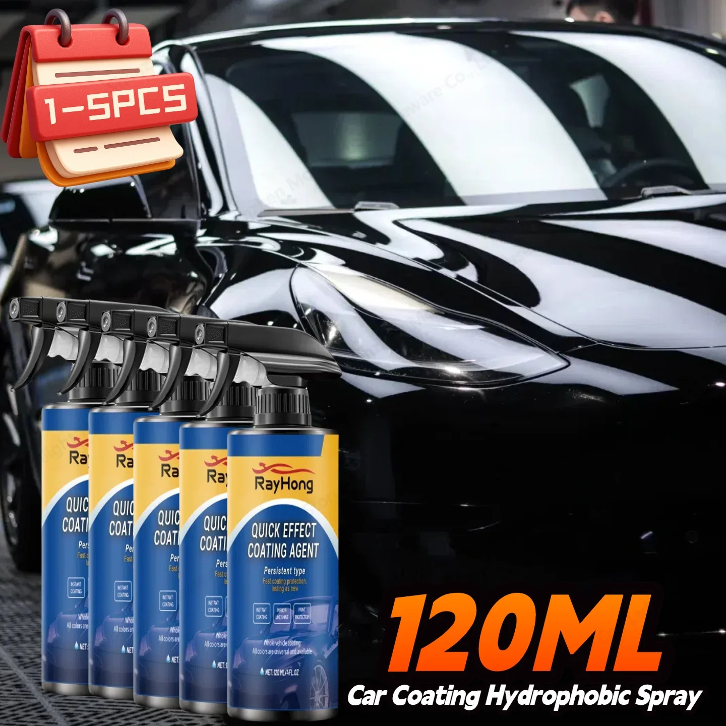 1-5PCS 120ml Auto Glas Beschichtung Mittel Autos Öl Film Entferner Schnelle Wirkung Reiniger Für Reinigung Bord, windschutzscheibe, Auto Fenster Image