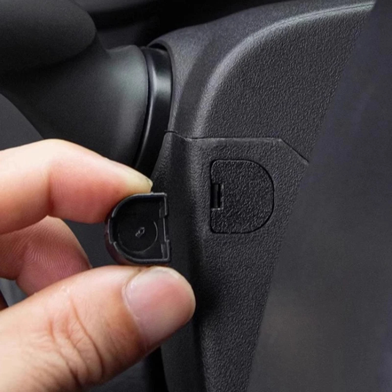 Für Toyota RAV4/WILDLANDER 2020–2025: ABS-Lenkrad-Schraubkappen, OEM-Passform, Präzisionsabdeckungen, 2er-Set, dekoratives Zubehör Image