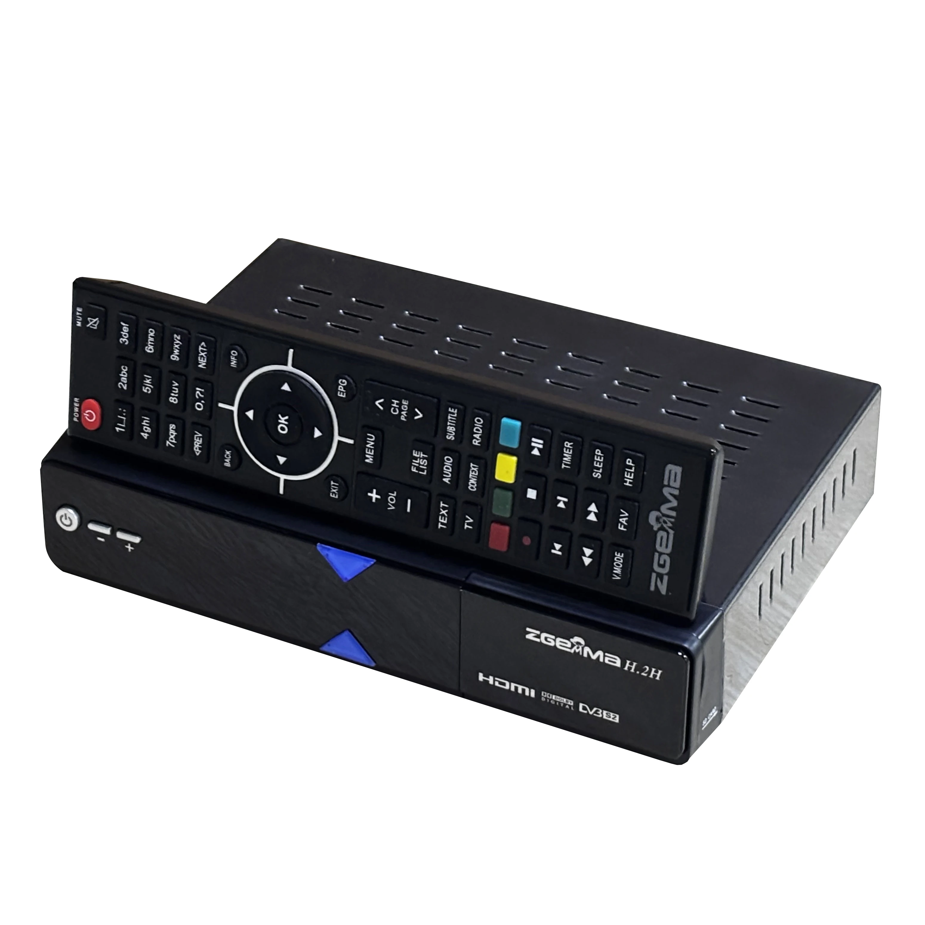 ZGEMMA H.2H DVB S2 + DVB T2/C Combo Satellit + terrestrischer und kabelgebundener TV-Empfänger ohne Schale Image