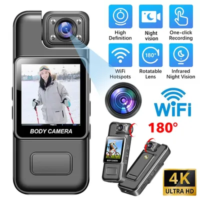 Ultra HD 2K Mini Körper Kamera Zurück Clip Camcorder Outdoor Sport DV Radfahren Camcorder Tragbare Video Recorder Nachtsicht Cam