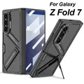 Custodia protettiva con cerniera magnetica 360 per Samsung Galaxy Z Fold 7 Armor Protezione schermo Stand Cover sottile per custodia Galaxy Z Fold7