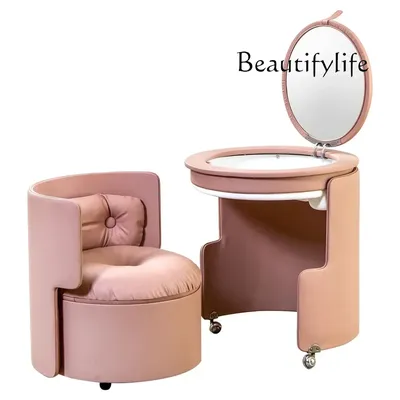 Small storage modern minimalist high-end bedroom dresser makeup table integrated muebles de dormitorio bedroom sets