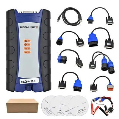 For Nexiq USB Link2 With BT For Diesel Heavy Duty Truck Interface Scanner For NEXIQ2 OBD2 Fault Diagnostics Detector tools