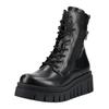 Schnürstiefelette NERO GIARDINI "Nero Giardini Stiefelette Leder", Damen, Gr. 39, schwarz, Leder, casual, Schuhe