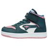 Sneaker KANGAROOS "K-CP RIM MID EV", Gr. 34, dk moss, dusty rose, Synthetik, sportlich, Schuhe, wärmendes Innenfutter