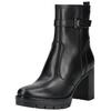 High-Heel-Stiefelette NERO GIARDINI "Nero Giardini Stiefelette Leder", Damen, Gr. 39, schwarz, Leder, casual, Schuhe