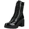 High-Heel-Stiefelette NERO GIARDINI "Nero Giardini Stiefelette Leder", Damen, Gr. 40, schwarz, Leder, casual, Schuhe