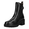 Stiefelette NERO GIARDINI "Nero Giardini Stiefelette Leder/Textil", Damen, Gr. 37, schwarz, Leder, Textil, casual, Schuhe