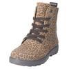 Schnürstiefelette RICOSTA "Ricosta Stiefelette Lederimitat", Kinder, Gr. 30, braun (leopard), Lederimitat, casual, Schuhe
