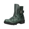 Stiefelette FLY LONDON "Fly London Stiefelette Leder", Damen, Gr. 37, blau (petrol), Leder, casual, Schuhe