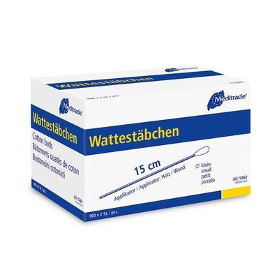 Meditrade Wattestäbchen »Klein« Holz 200 Stück Image