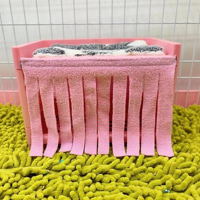 Soft Washable Tassel Door Curtain For Guinea Pig Cage 1