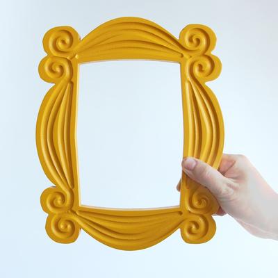 Friends TV Show Yellow Door Photo Frame | Polyresin Picture Display For Desk, Table Top, Gallery Hanging Home Decor Yellow 25.5x20.5x1.5cm