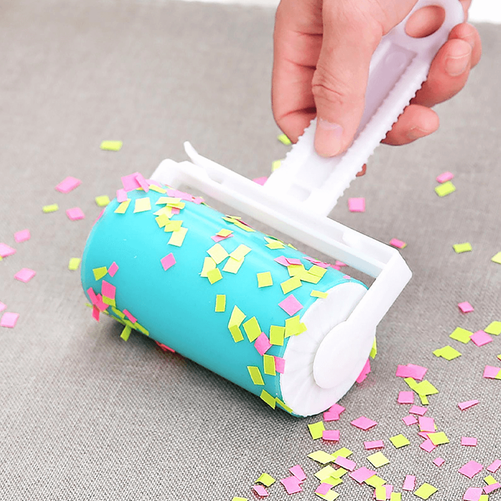 Roll Master Gel Washable Reusable Lint Roller Blue