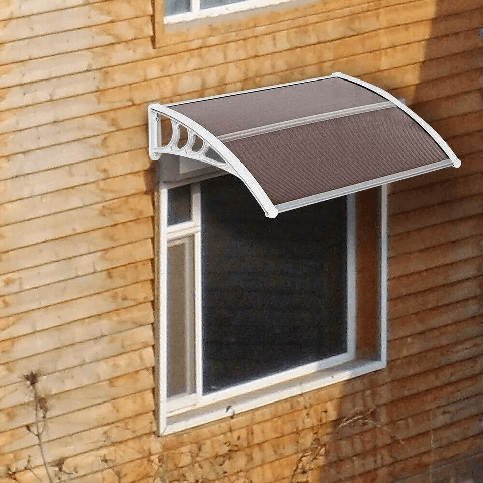 DIY Window Canopy Awning, Outdoor Polycarbonate Door & Patio Shelter DIY Window Canopy Awning, Outdoor Polycarbonate Door & Patio Shelter