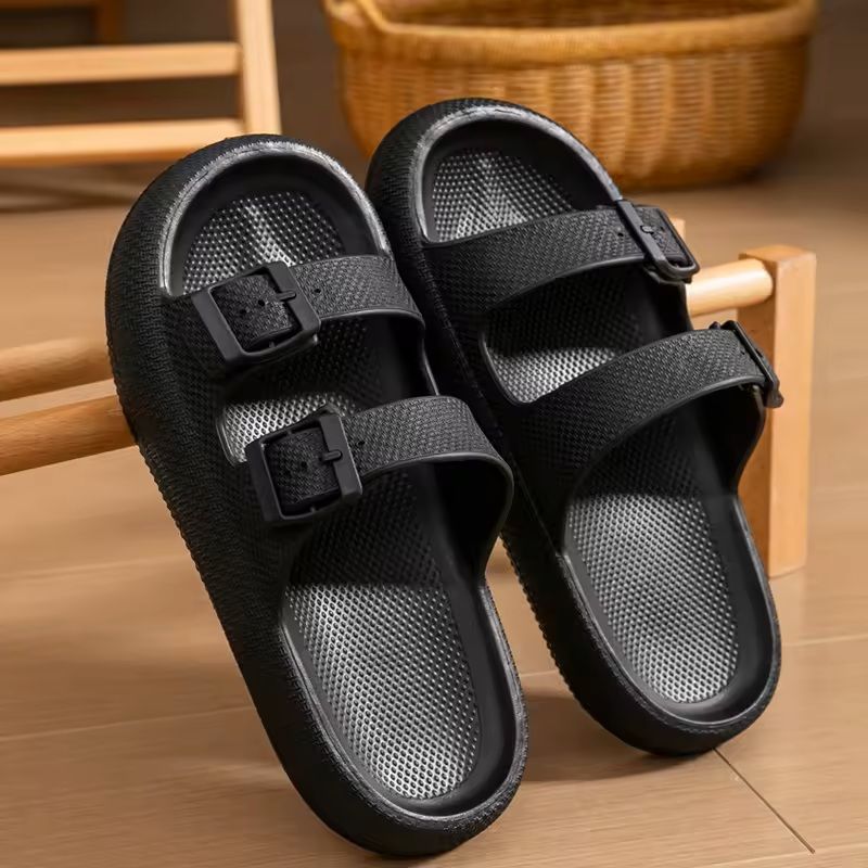 Mens Thick Sole Non Slip Shower Sandals For Indoor And Outdoor Use blue size 45 (eu 3637)