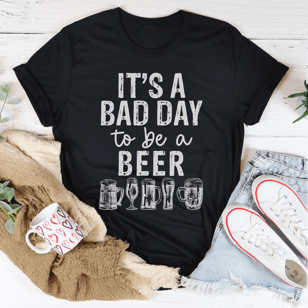 It's A Bad Day To Be A Beer Tee Athletic Heather 3XL