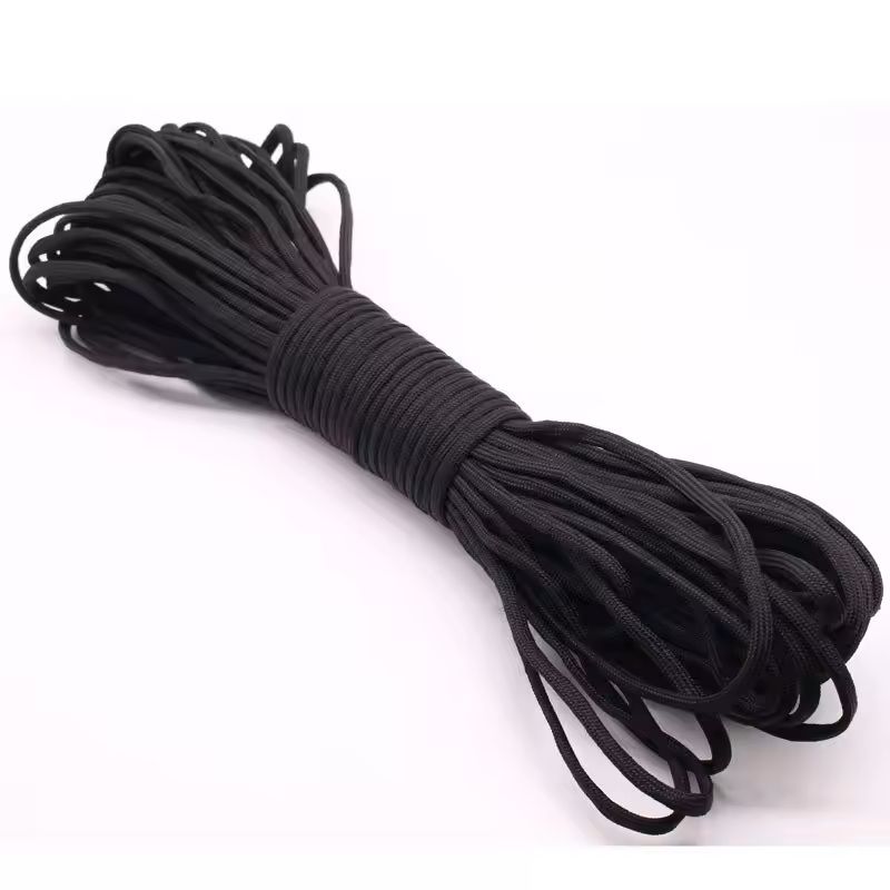 30M Outdoor Paracord Heavy Duty Survival Rope For Camping, Hiking, And Emergency Use black