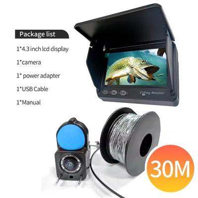Portable 4.3" Underwater Fishing Camera With 1080P Night Vision 30m