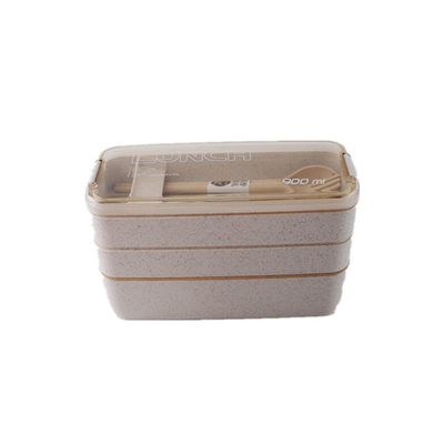 Wheat Straw Lunch Box Beige