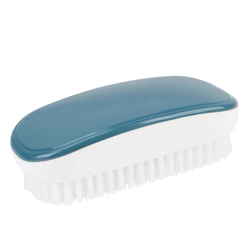 Household Cleaning Tool: Hard Bristle Brush For Kitchen, Bathroom, Laundry & More BLUE