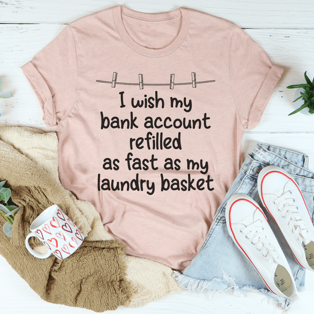 My Laundry Basket Tee L Black Heather