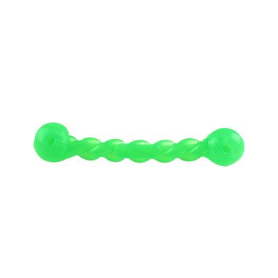 Long Size Chew Toy For Medium To Large Dogs: Interactive Pet Training & Teeth Cleaning Rubber Molar Stick Green 29CM