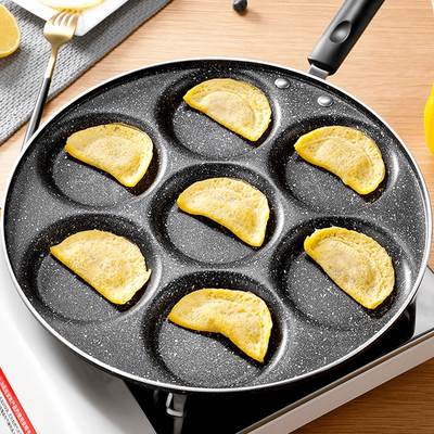 4 7 Cups Pancakes Frying Pan 7 Holes