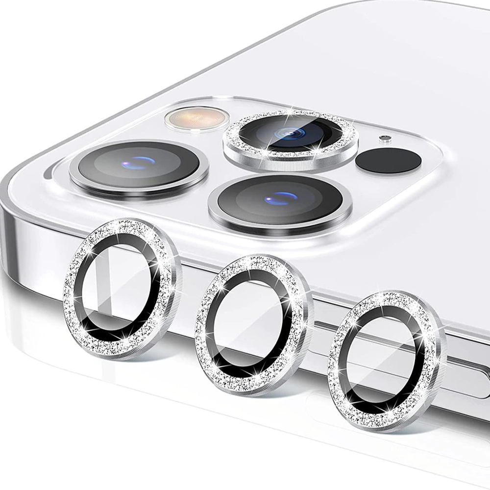 Diamond Camera Lens Protector For IPhone 11 & Onwards For IPhone 12 12Mini Silver