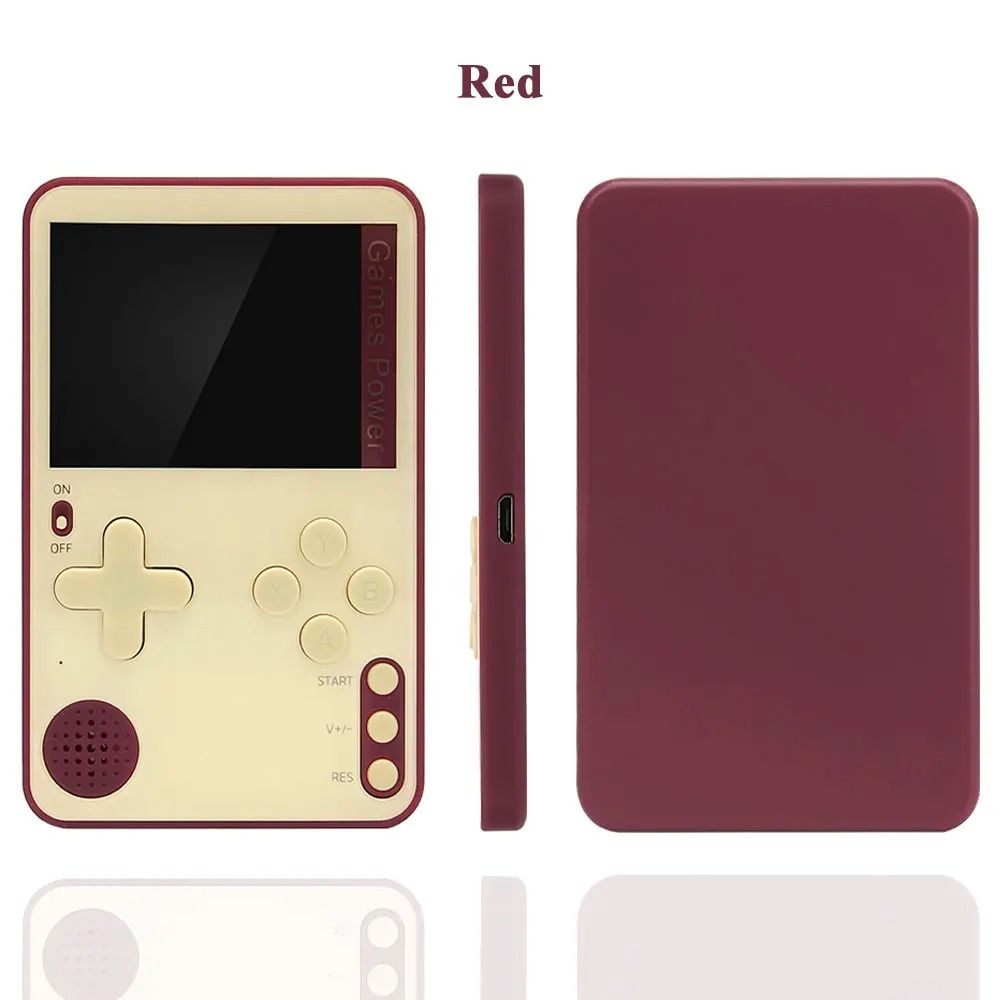 Portable Retro Game Console With 500 Built In Games k10 Red