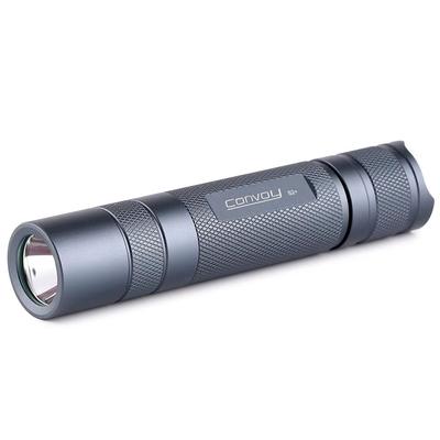 Convoy S2 Plus SST40 Flashlight: Powerful 1800lm LED 18650 Flashlight For Camping, Fishing, And Work Grey With 18650 Battery 6500k