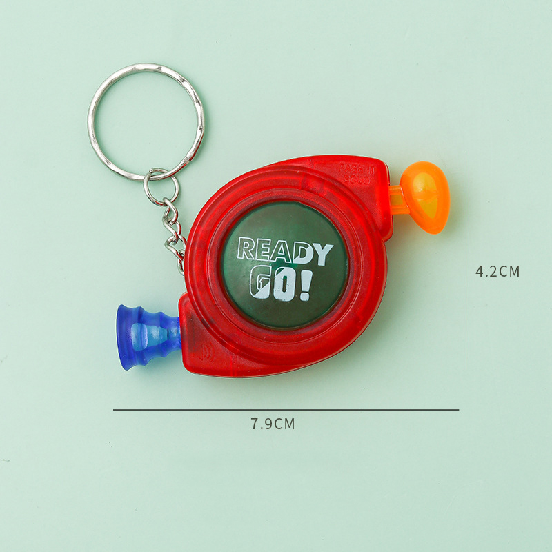 Mini Handheld Electronic Memory Master Cube Game Interactive Toy For Children Color: Transparent Red