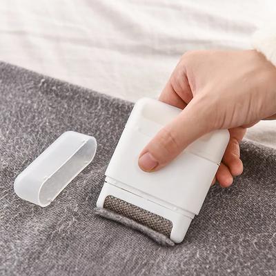 Portable Mini Lint Rollers Carpet Hair Remover Brush For Sweater Wool Coat Clothes Brushes Fur Cleaning Tools white