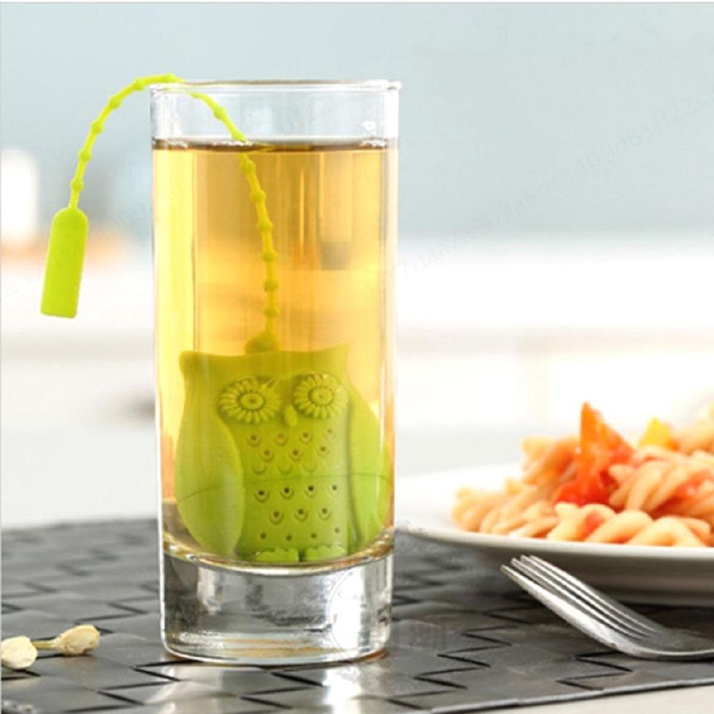 Reusable Wise Owl Tea Infuser Green