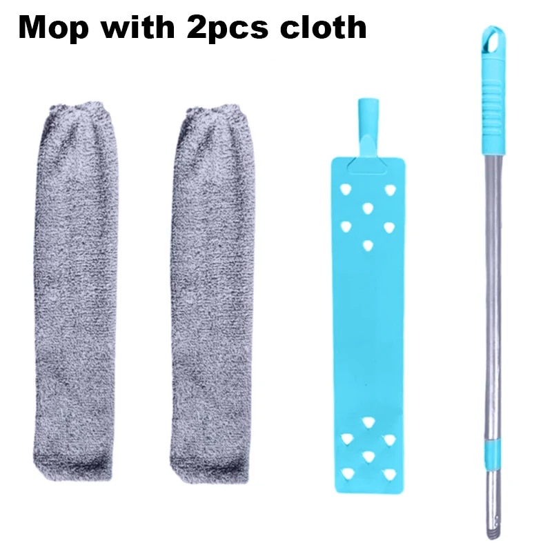 Long Handle Dust Mops: Efficient Floor & Ceiling Cleaning Tools For Household mop And 2pc Cloth
