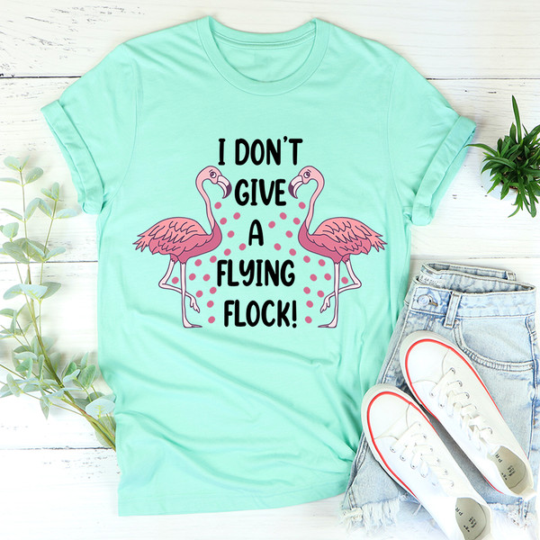 I Don't Give A Flying Flock Tee Athletic Heather L