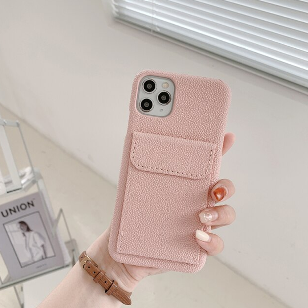 Magnetic Phone Wallet Pink For IPhone 11 Pro