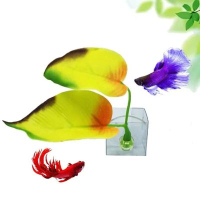 Artificial Aquarium Leaf Plants: Betta Fish Rest & Play Hideout 6