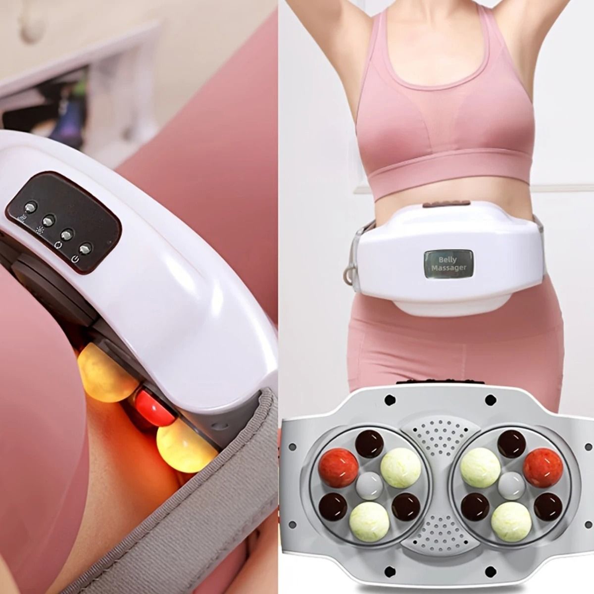 Multi Functional Abdominal Massager For Belly Rubbing And Warming Therapy Multi Functional Abdominal Massager For Belly Rubbing And Warming Therapy