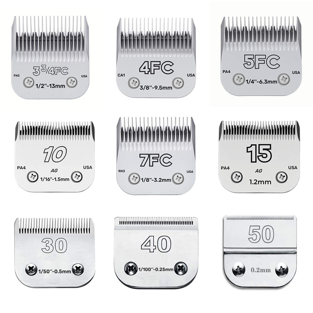 Pet Clipper Blade: A5 Compatible With Andis & Oster Ceramic Blade 5.8N 0.8mm