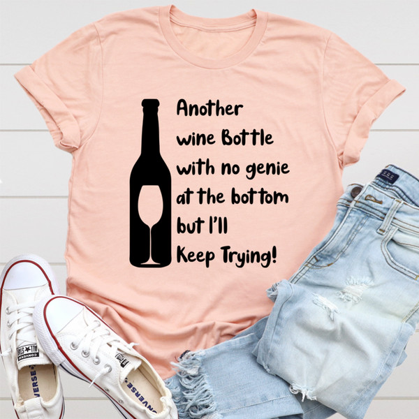 I'll Keep Trying Tee Heather Prism Peach XL