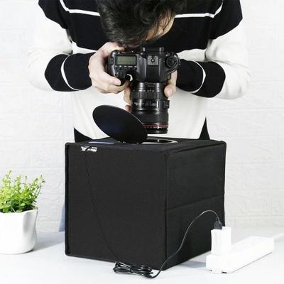 Portable LED Ring Light Photo Studio Box With 12 Backdrops Portable LED Ring Light Photo Studio Box With 12 Backdrops