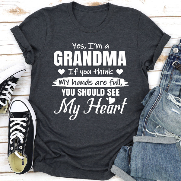 Yes, I Am A Grandma Sport Grey S