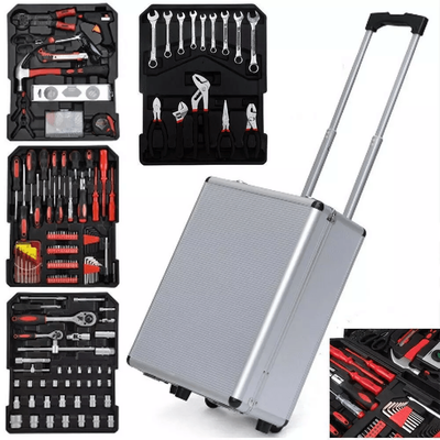 799 PCS Mechanics Tool Set With Wrenches, Sockets & Trolley Case Complete Home Auto Repair Kit 799 PCS Mechanics Tool Set With Wrenches, Sockets & Trolley Case Complete Home Auto Repair Kit