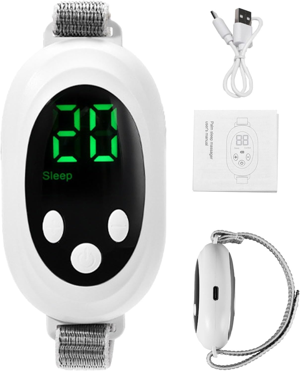 Handheld EMS Sleep Aid Device 20 Level Microcurrent Therapy For Insomnia & Stress Relief 20 Levels