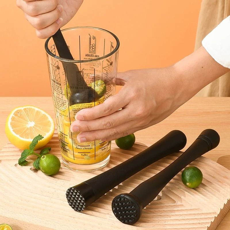 Professional Stainless Steel Cocktail Muddler And Ice Cube Crusher 23 Cm