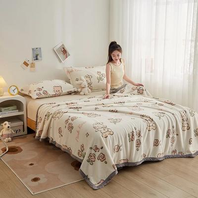 YanYangTian Winter Autumn Plaid Blanket: Cozy Plush Bedspread For Kids 150x230 Soft Warmth For Comfortable Sleep Blanket 80X100cm Color: Rose Bear Rabbit